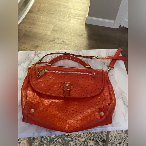 Rebecca Minkoff Ostrich Sachel Bag - Picture 1 of 12
